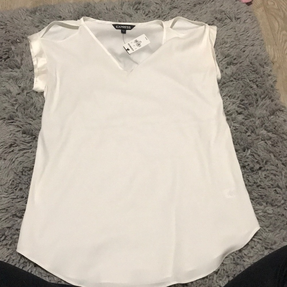 Slit Shoulder Top
